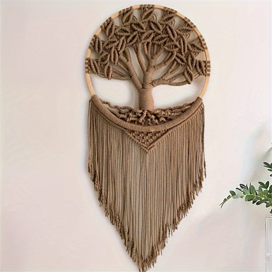 Home Textiles Discount - Árbol de la vida macramé colgante