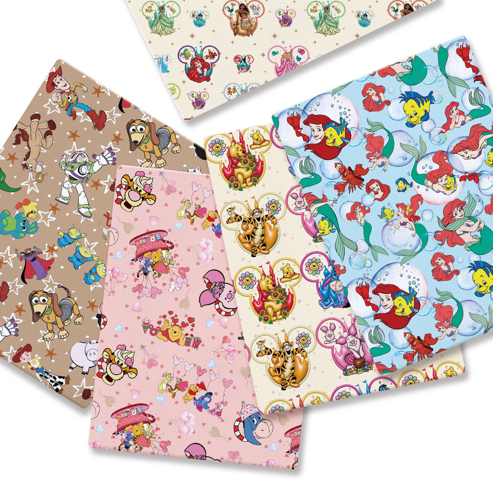 Home Textiles Brands - Tela de dibujos animados de la