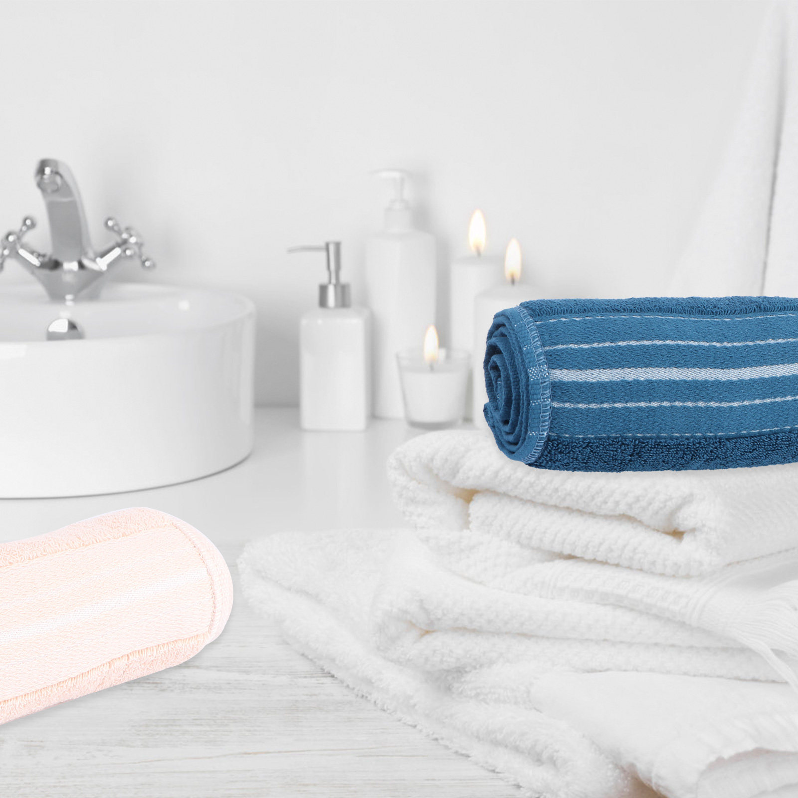 Toalla facial de algodón puro, - Home Textiles In Pakistan reseña y precio