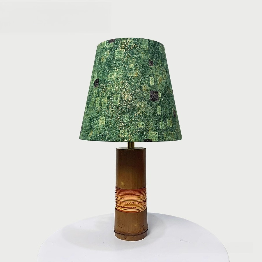 Lámpara de mesa de ratán natur - Home Textiles Importers In Usa reseña y precio