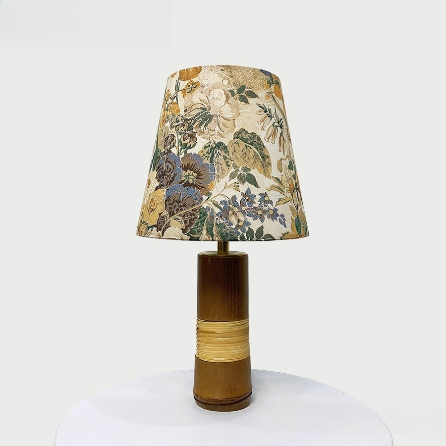 Lámpara de mesa de ratán natur - Home Textiles Importers In Usa reseña y precio