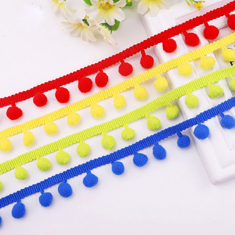 Cinta de encaje con pompón de  - Home Textiles Discount reseña y precio