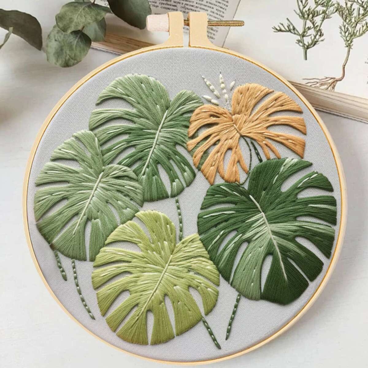 Kit de bordado de plantas para - Home Textiles Discount reseña y precio