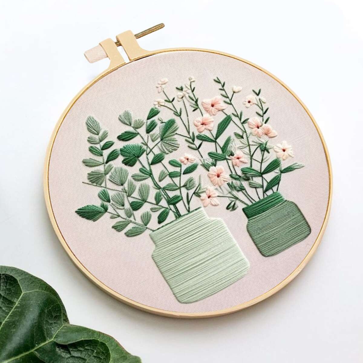 Kit de bordado de plantas para - Home Textiles Discount reseña y precio